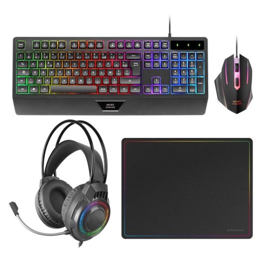 MARS GAMING COMBO RGB 4 EN 1